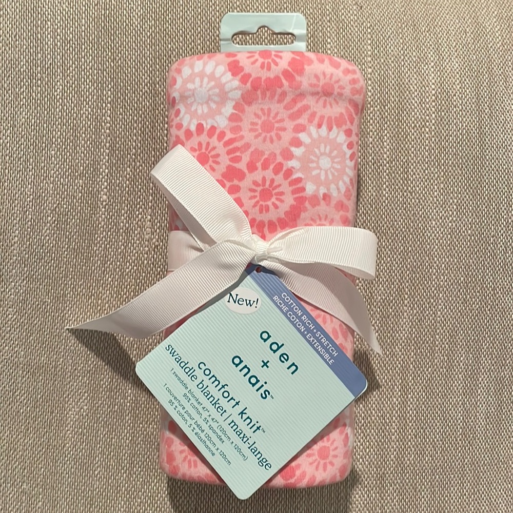 NWT Aden + Anais Comfort Knit Swaddle Blanket
